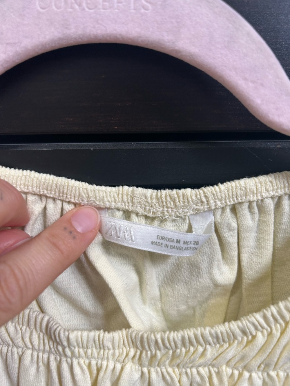 Yellow Ruffle Tank - Picture 2 of 3